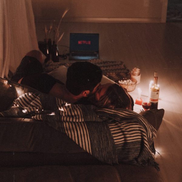 Couple Having a Date Night in AZ at Home